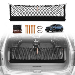 Muslogy cargo net front view showing tailored fit and trunk coverage benefits