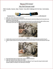 Muzzys transmission plug location view showing where harness plugs in for fast bypass