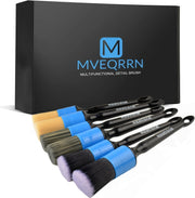 MVEQRRN front packaging showing six detailing brushes and benefits