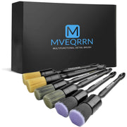 MVEQRRN front packaging showing six brushes and benefits for versatile cleaning