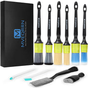 MVEQRRN front packaging showing full 10-piece green detailing kit and included tools