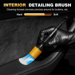 MVEQRRN ultra-soft duster used on dashboard providing scratch-free dust removal