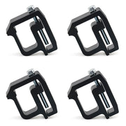 MXSAG clamp front view showing black finish and fit advantage