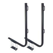 MY RUSTIC front view of bumper rack showing sturdy frame and fit benefit