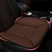 MYFAMIREA front view of coffee seat cushion showing comfortable profile and clean look