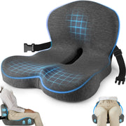 MYFAMIREA front view of cushion showing shape and coverage for comfort