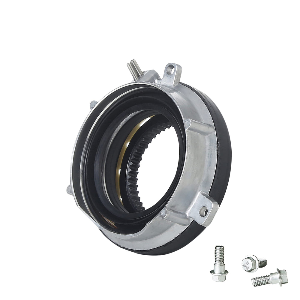 MYFANDOOR front view of hub lock actuator showing robust housing and direct-fit benefit