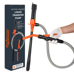 MyRainier pump front view showing compact cordless design and portability