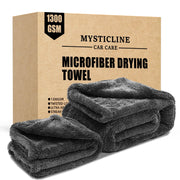Mysticline front packaging showing two towels and benefits