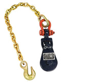 Mytee Products snatch block front view showing pulley and load rating benefit