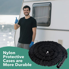 MytheeTale nylon sleeve close-up showing weave and durability for abrasion protection