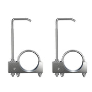 Myzpahn front view of clamp hanger showing secure fit and durability