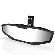MZS front view of mirror showing durable aluminum housing and wide field benefit