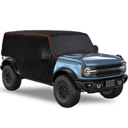 MZS cab cover front view showing full fit and protection