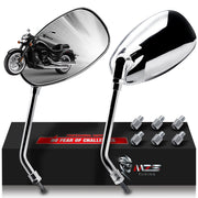 MZS chrome front view showing pair and mounting adapters for easy replacement
