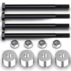 MZS front assembly showing drop bracket and reduced driveshaft angle benefit