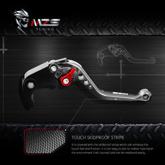 Detail of MZS reach adjuster screw showing easy thumb adjustment for personalized reach