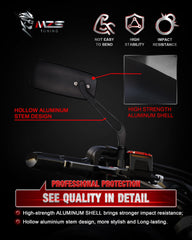 MZS included bolts and adapters demonstrating universal 8mm and 10mm fitment convenience