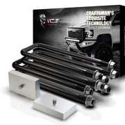 MZS front view lift block kit showing components and easy fit benefit