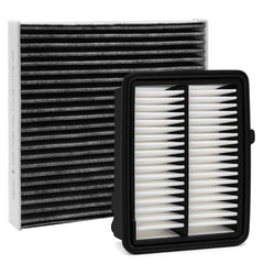 N2ZQ8D front packaging showing both engine and cabin filters, clear fit information