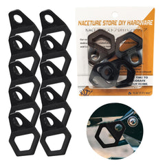 NACETURE front view of 10-pack anchors showing durable stainless finish and convenience