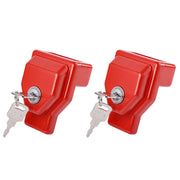 NAKANEKO front view of gladhand lock showing durable red housing and solid construction benefit