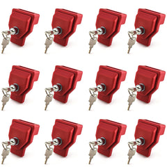 NAKANEKO front view of gladhand lock showing secure fit and protection