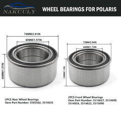 Nakuuly bearing rollers and race detail demonstrating precision for reduced vibration