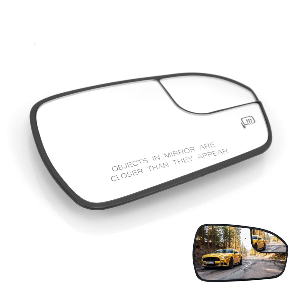 Nakuuly front view passenger mirror glass showing fit and finish benefit clear visibility