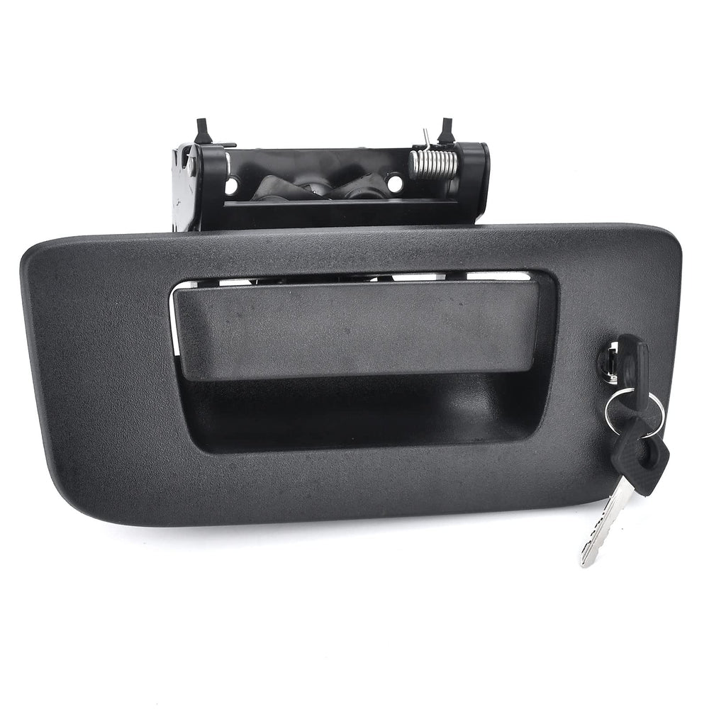 Nakuuly tailgate handle front view showing secure fit and clean replacement