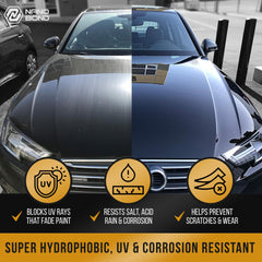 Nano Bond applicator spreading coating to demonstrate smooth, controlled application