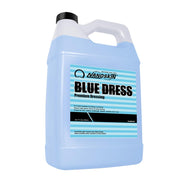 Nanoskin BLUE DRESS gallon bottle front view showing product packaging and easy-pour design benefit