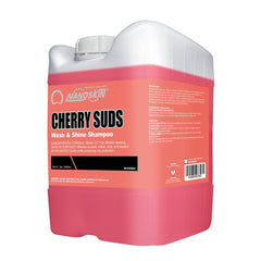 Nanoskin CHERRY SUDS front jug showing product and capacity benefits