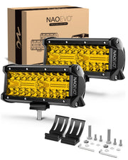 NAOEVO front view packaging showing light bar and connectors for easy selection