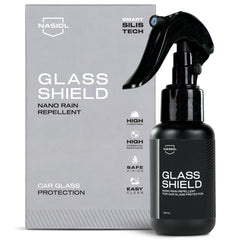 Nasiol front packaging showing the complete GlasShield kit and benefit