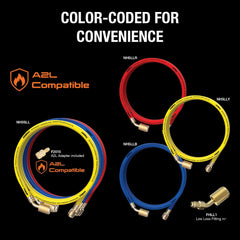 NAVAC low-loss connector detail minimizing refrigerant escape
