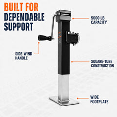 NBJINGYI foot plate and lower post detail offering strong ground contact