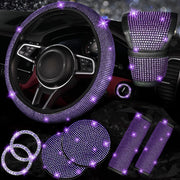 NBTEPEM front set view showing all eight purple-violet accessories and coordinated style