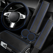 NBTEPEM front view of steering wheel cover showing fit and style benefits