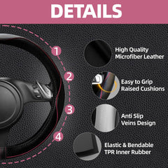 NBTEPEM seat belt cushions pair reducing strap irritation and pressure