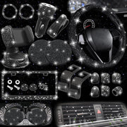 NBTEPEM steering wheel cover front view adds sparkle and grip