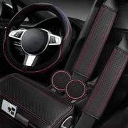 NBTEPEM steering wheel cover front view showing grip and color benefits