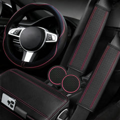 NBTEPEM steering wheel cover front view showing grip and color benefits