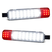 NDRUSH front view LED door light assembly showing clean fit and brighter visibility