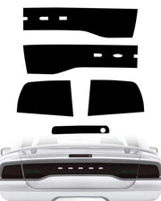 NDRUSH front view of precut tail light overlays showing fit and benefit