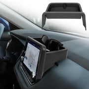 Neepiar console organizer front installed in Rogue for neat storage