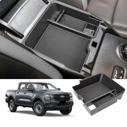 Neepiar front view of center console organizer showing neat compartments and quick access