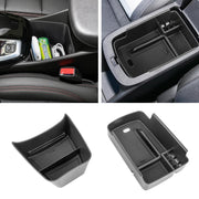 Neepiar front view of console organizer showing tidy storage benefit