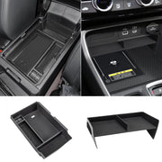 Neepiar front view console tray showing organized storage and quick access
