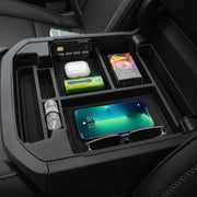Neepiar front view installed in GMC Yukon showing neat organization benefit